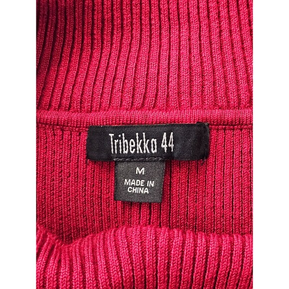 ALK Women's M Tribekka 4 Ribbed Off Shoulder Lace Up Detail Pullover Sweater NEW - Picture 8 of 11